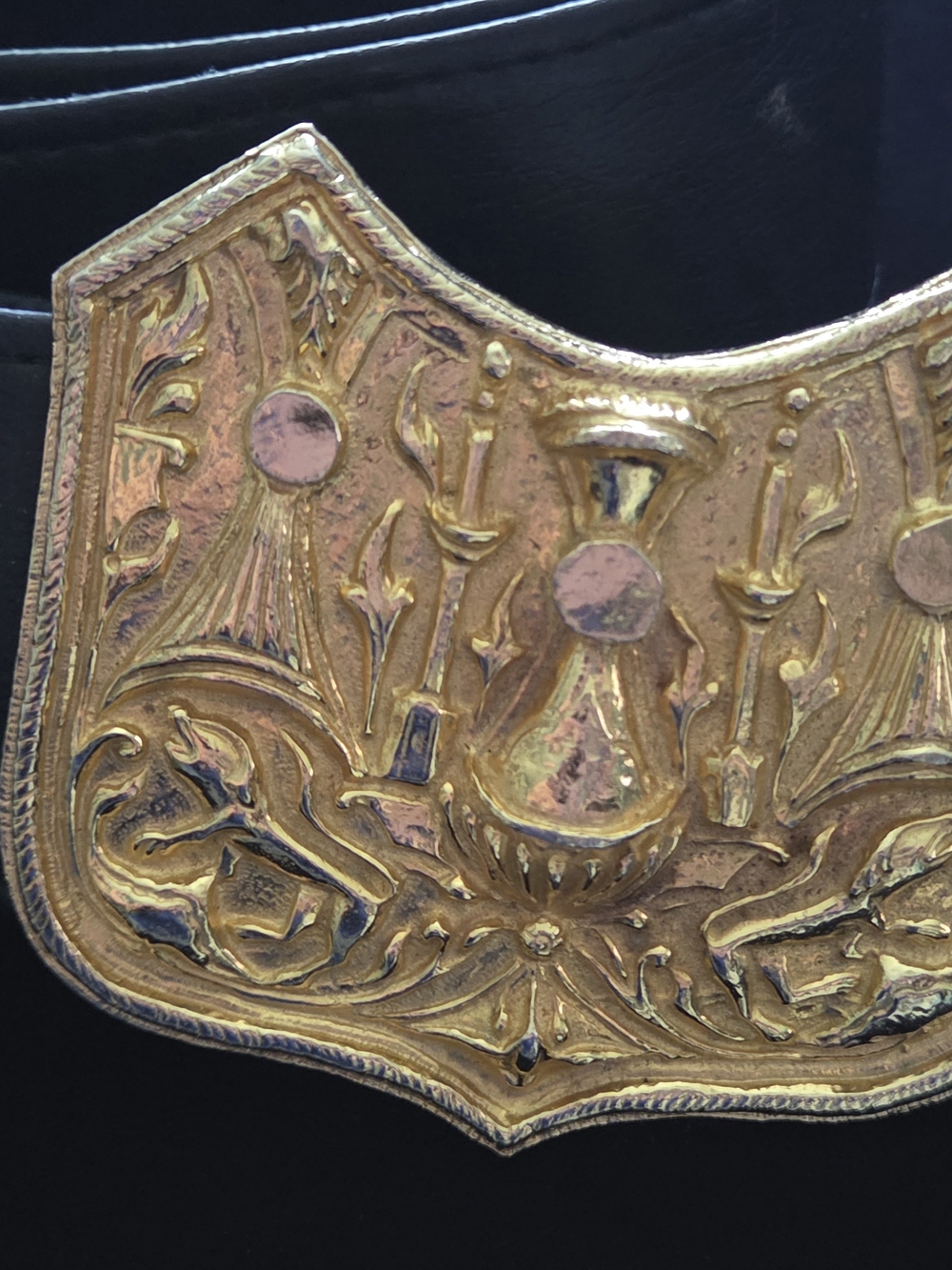 Vintage Signed Accessocraft Egyptian Style Ornate Buckle